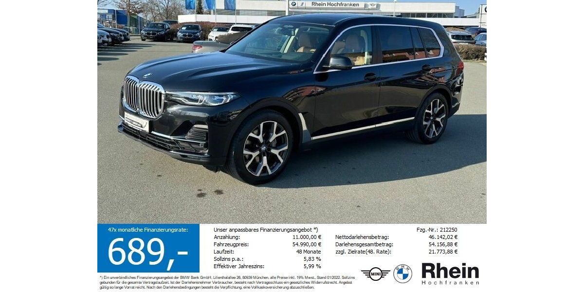 BMW X7 145.919 km 53.990 &euro; Hof 95032