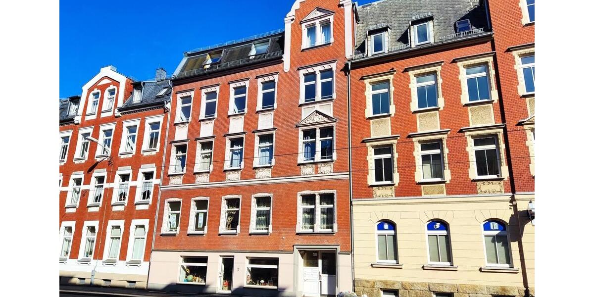 Etagenwohnung Plauen Bahnhofsvorstadt - 2 Zimmer, 53 m&sup2;, 320&euro; | Angebot:24400221