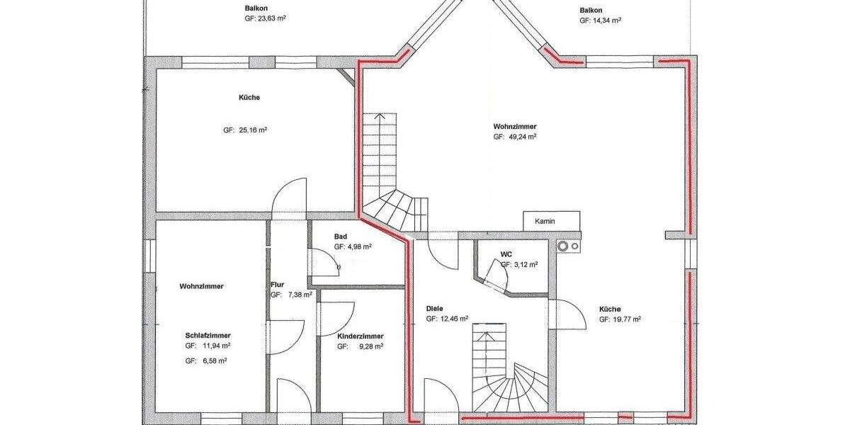 Einfamilienhaus Reichenbach - 6 Zimmer, 253 m&sup2;, 399.000&euro; | Angebot:25738178
