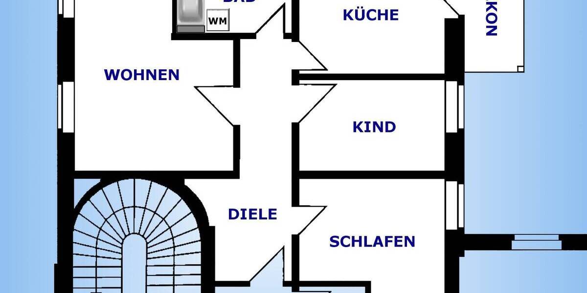 Etagenwohnung Greiz - 3 Zimmer, 73 m&sup2;, 59.000&euro; | Angebot:25729320