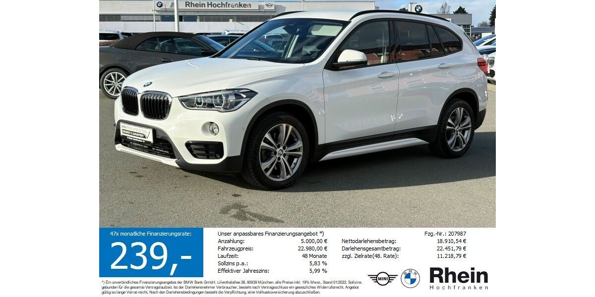 BMW X1 106.450 km 22.680 &euro; Hof 95032