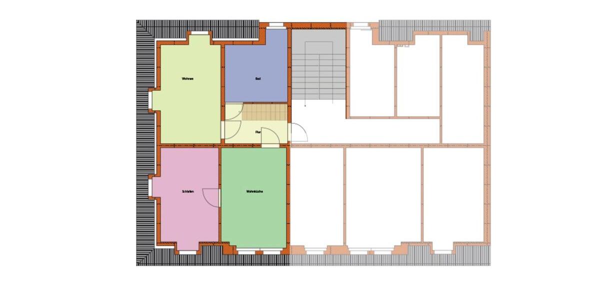 Dachgeschoßwohnung Ellefeld - 2 Zimmer, 46 m&sup2;, 230&euro; | Angebot:21518338