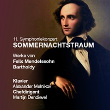 Sommernachtstraum | Hofer Symphoniker, Martijn Dendievel, Alexander Melnikov 10.07.2026 Freiheitshalle Hof