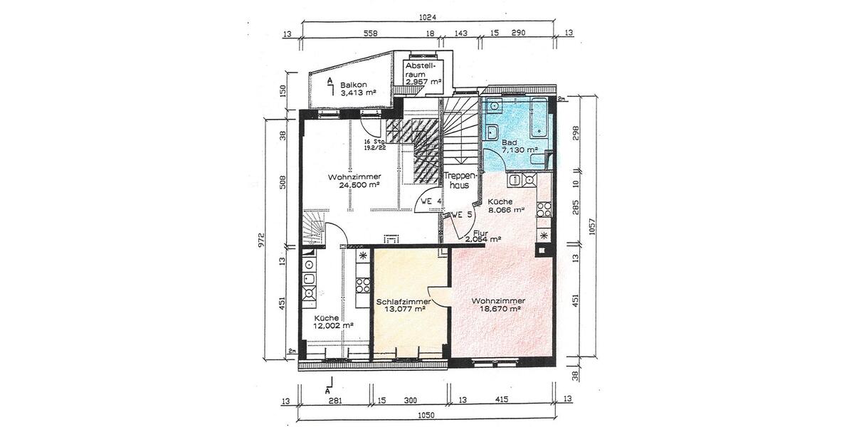 Dachgeschoßwohnung Plauen Altstadt - 2 Zimmer, 50 m&sup2;, 280&euro; | Angebot:24565303