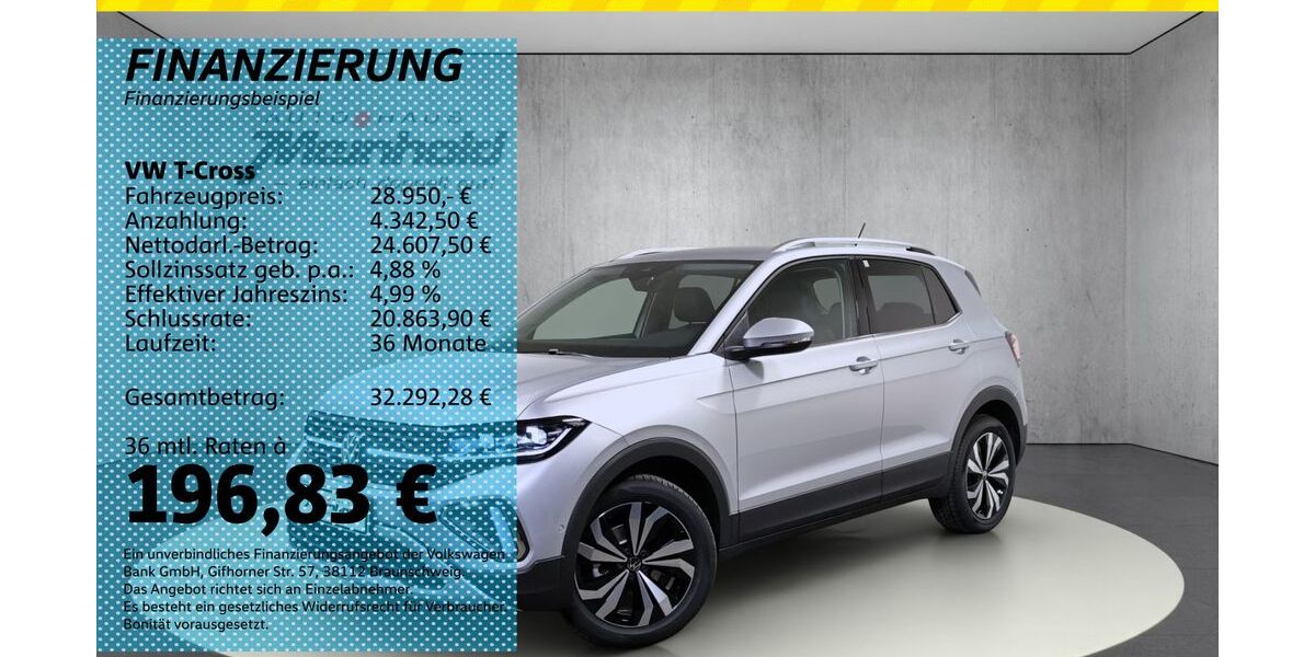 VW T-Cross 5.000 km 28.950 &euro; Auerbach/Rebesgrün 08209