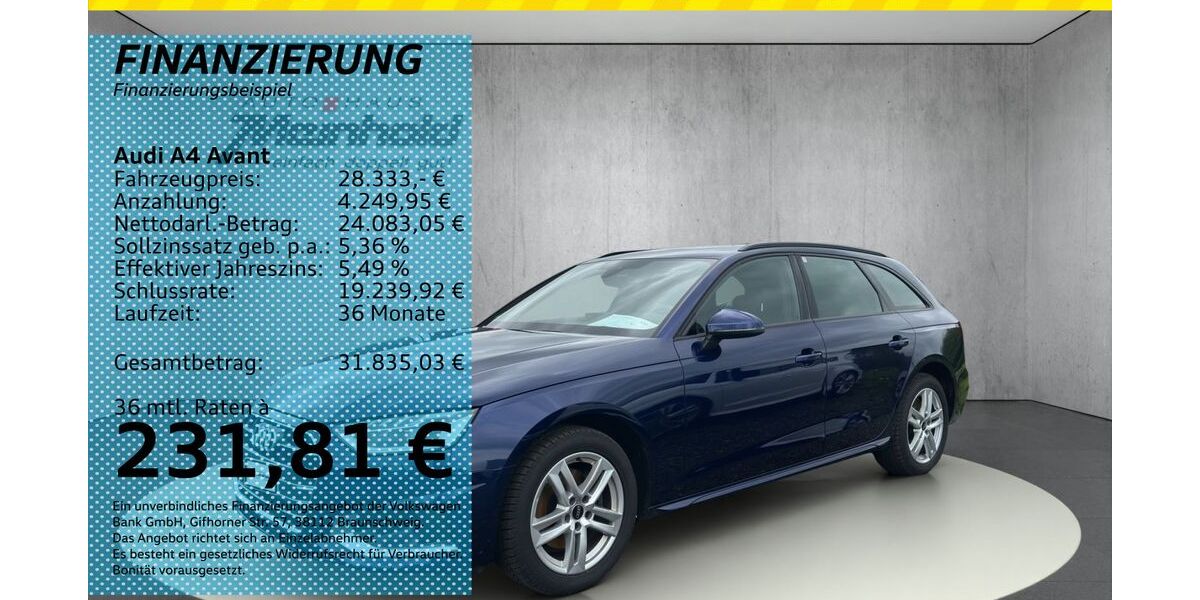 Audi A4 45.300 km 28.333 &euro; Auerbach/Rebesgrün 08209