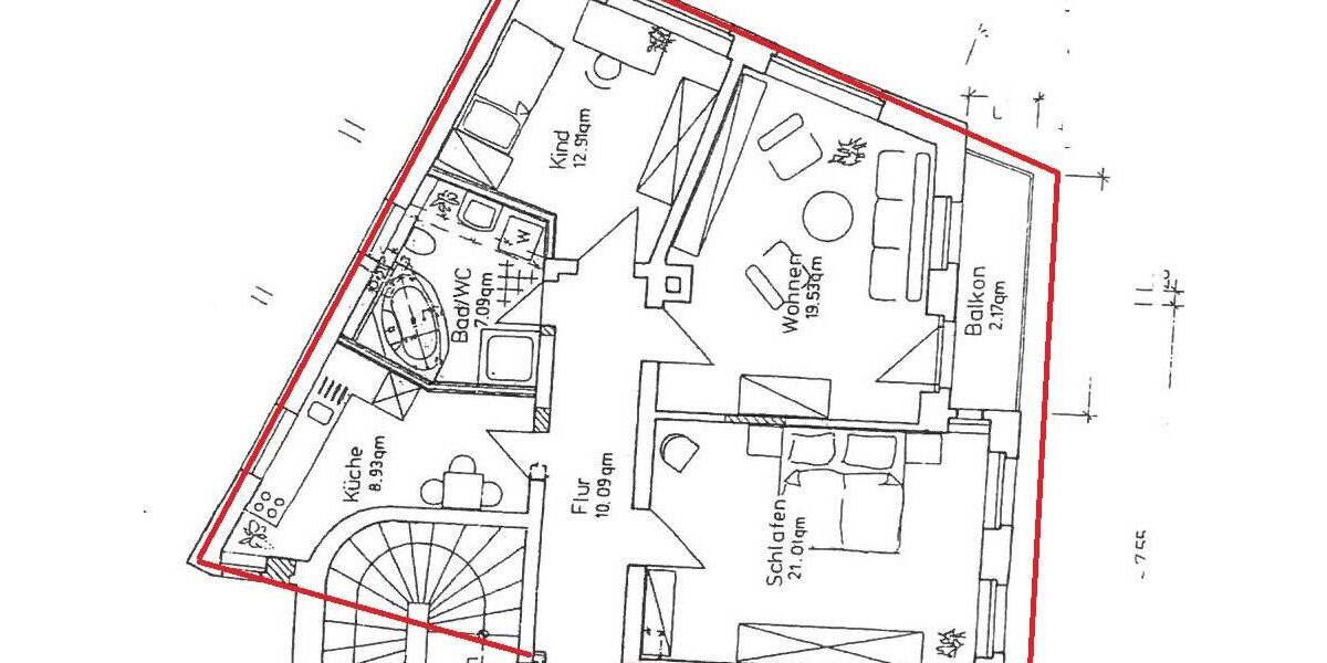 Etagenwohnung Plauen Westend - 3 Zimmer, 81 m&sup2;, 535&euro; | Angebot:26740399