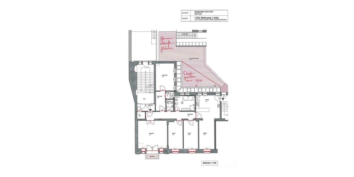 Etagenwohnung Markneukirchen - 5 Zimmer, 139 m&sup2;, 1.200&euro; | Angebot:25487030