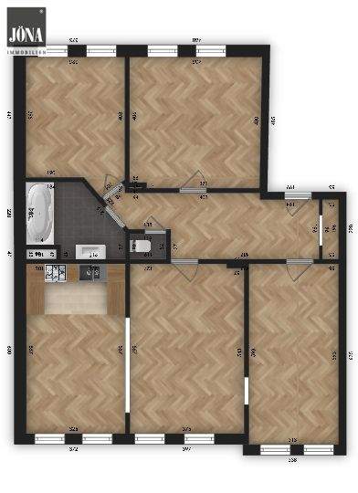 Etagenwohnung Hof Innenstadt - 4 Zimmer, 114 m&sup2;, 159.000&euro; | Angebot:25768147